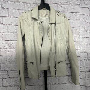 IRO Lamb Leather Biker Jacket